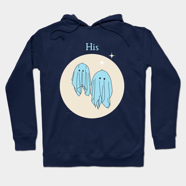 His, Matching Ghost Couple style 1 Hoodie by Artsy2Day